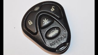 Avital Aftermarket Key Fob Battery Replacement  EASY DIY [upl. by Eisele]