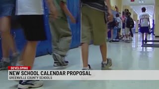 Greenville County Schools Calendar Change [upl. by Ahsemac128]