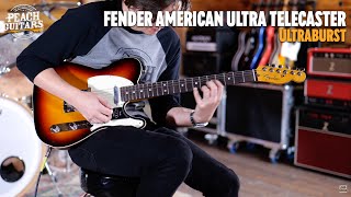 No TalkingJust Tones  Fender American Ultra Telecaster  Rosewood  Ultraburst [upl. by Ihcas]