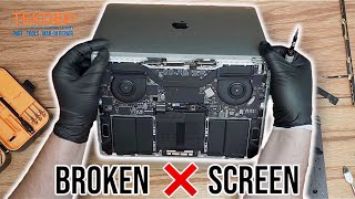 13” MacBook Pro 2018  2019  How to Replace Broken Screen A1989 [upl. by Inol]