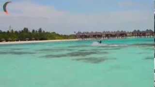 Kitesurfing Jumps on Maldives [upl. by Lexine]