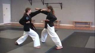 Tae Kwon Do OneStep Self Defense Tutorial [upl. by Ashli]