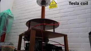 Tesla coil  ZVS driven [upl. by Rolo]