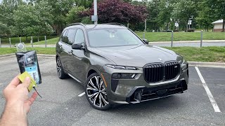 2025 BMW X7 M60i Start Up Exhaust Test Drive Walkaround POV and Review [upl. by Edia]