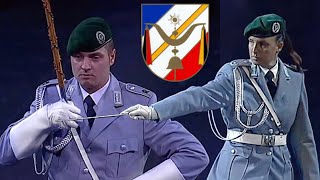 RegimentsgrußRevueMarschFehrbelliner Reitermarsch  Marschmusik Heeresmusikkorps Neubrandenburg [upl. by Emie227]