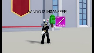 Wando Is INSANE Blox Fruits [upl. by Nauqahs]