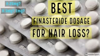 BEST FINASTERIDE DOSE FOR HAIR LOSS 004mg vs 012mg vs 02mg vs 1mg [upl. by Arathorn756]