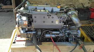 Yanmar 4LHTE 110hp Marine Diesel Engine [upl. by Nic927]