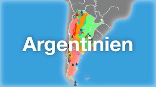 Argentinien  Geografie Bevölkerung amp Wirtschaft [upl. by Nosoj]