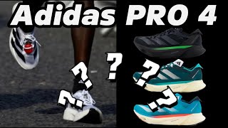 ADIDAS ADIZERO ADIOS PRO 4 Update  PRO 3🤔🤔🤔 runningshoes  PRO 4 OR 5 🤔 [upl. by Dru931]