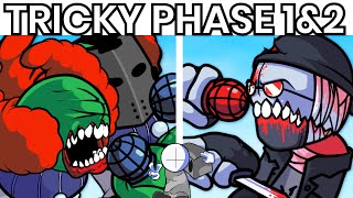 Hank vs Tricky Phase 1 amp 2 Hanks Vocal  Friday Night Funkin Madness Combat Mod [upl. by Nelrsa]