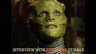 Interview with Reptilian female Lacerta With Clear Audio and Subtitles [upl. by Aerdnaz]