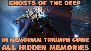 Ghosts of the Deep  All Dungeon Collectibles  Hidden Chests  Destiny 2 [upl. by Web]