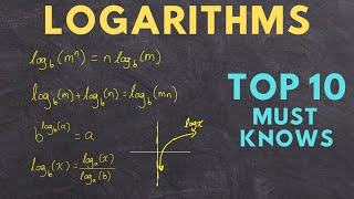 Logarithms Top 10 Must Knows ultimate study guide [upl. by Ailuy848]