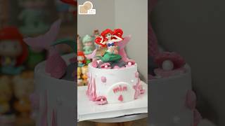 The Little Mermaid Birthday Cake vuongtroncake cakefun  Cake Fun [upl. by Nennarb839]