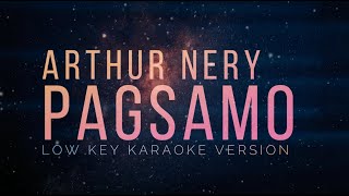 Arthur Nery  Pagsamo  LOW KEY KARAOKE VERSION [upl. by Laine]