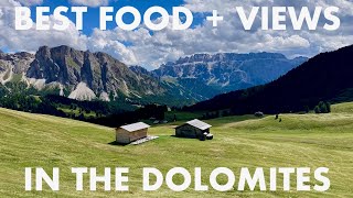 Dolomites Italy Best food amp easy hikes to alpine huts amp majestic views in the Seiser Alm amp Seceda [upl. by Nich]