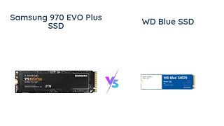 Samsung 970 EVO Plus SSD vs WD Blue SN570 NVMe SSD  Which one is better [upl. by Ekusuy]