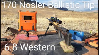 68 Western 170 Nosler BT Load Development [upl. by Yessak282]