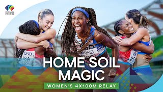 Womens 4x100m Final  World Athletics Championships Oregon 2022 [upl. by Dinny976]