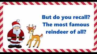 Rudolph The Red Nosed Reindeer Lyrics [upl. by Ferrigno922]