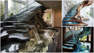 Top 10 Crystal magine ascending staircase that mimics the graceful flow of water [upl. by Ordnasela]