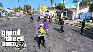 Patroli Kejar Kejaran Dengan Narapidana Kabur Dari Penjara  GTA 5 Mod Polisi Indonesia [upl. by Tayyebeb]