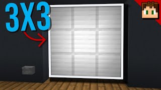 The EASY 3X3 PISTON DOOR Minecraft Bedrock 121 Tutorial [upl. by Aelanej3]