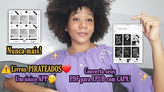 Como colocar CAPA em todos os livros do Kindle  Converta PDF para Epub com capa [upl. by Alliuqaj6]