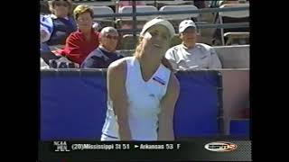 2003 Scottsdale SF Kim Clijsters vs Meghann Shaughnessy [upl. by Elleinnad992]