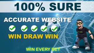 How To Win Long Bet with this Website Strategy  WinDrawWin Over 25 Goals Strategy works 100 [upl. by Ynattirb]