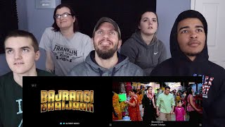 Bajrangi Bhaijaan REACTION  Official Trailer with English Subtitles Salman Khan Kareena Kapoor [upl. by Jillana]