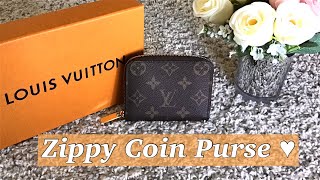 Eng Sub Louis Vuitton Zippy Coin Purse review ルイヴィトン ジッピー・コイン パース 財布 レビュー [upl. by Eilama]