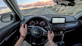 2022 Kia Seltos Nightfall Edition  POV Test Drive Binaural Audio [upl. by Parthinia]