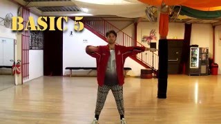 5 Essential Basic Waacking Arms  Basic Combo [upl. by Agathe]