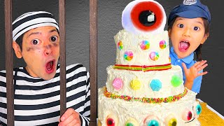 Giant Eyeball Jelly Cake Mukbang  Bottle Candy Jelly  巨大目玉ゼリーケーキ！哺乳瓶ゼリー 하이유의 대왕 눈알 젤리 케이크 먹방 [upl. by Kirwin]