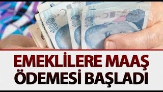 Emekli Maaşları Hesaplara Yatıyor Emekli İşçi Kanalı [upl. by Dolly]