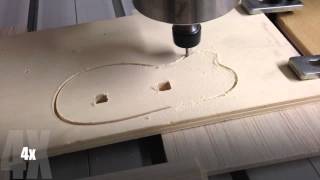 ElchTest mit der CNC 6040 [upl. by Aikrehs]