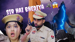 Police station aor bhediya🦊😱 Mohit Pandey shorts funny trending [upl. by Ordnael115]