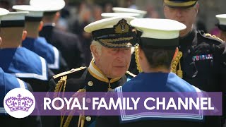 King Charles Honours Royal Navy that Served in Queens Funeral Procession [upl. by Kalvin]