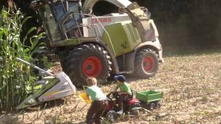 Maishäckseln XXL  Claas Jaguar 970 vs Rolly Toys  Corn Chopper [upl. by Eleda]