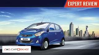 Hyundai EON  Expert Review  CarDekhocom [upl. by Fagan]