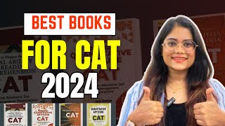 Best BOOKS 📚for CAT 2024 Preparation  CAT Exam Self Preparation ✅  VARC DILR QUANT [upl. by Meehar]