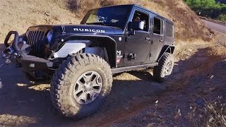 Jeep Wrangler JKU Off Road Tuning and Training PLUS License Plate and Third Brake Light Relocate [upl. by Nayra978]