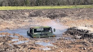 Hummer tries to cross pond [upl. by Hemetaf139]