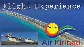 Air Kiribati Flight Experience  Tuvalu to Kiribati [upl. by Juno]