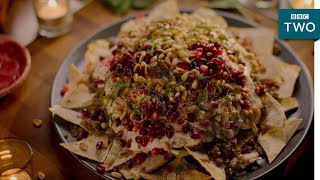 Beef and Aubergine Fatteh  Nigella At My Table  Episode 2  BBC Two [upl. by Millie]