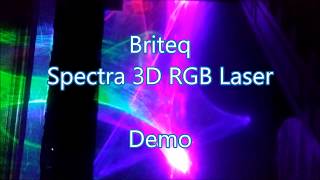 Briteq Spectra 3D RGB Laser FULL DEMO [upl. by Helman762]