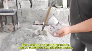 Fabrica ladrillos con plástico reciclado molido [upl. by Corenda277]