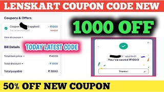 lenskart coupon code new 1000 off  lenskart coupon today [upl. by Loseff774]